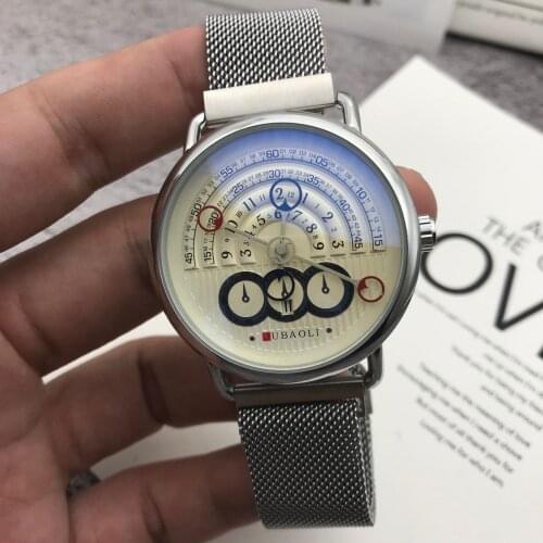 Brand Sport Watches for Men Large Dial Magnet Buckle Quartz Creative Wristwatch Man Gift Waterproof Clock Relogios Masculino