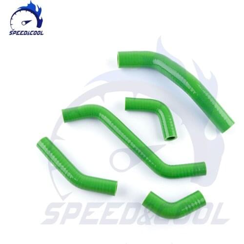 Motorcycle Silicone Radiator Coolant Tube Pipe Hose Kit For KAWASAKI KXF 450 KXF450 2006 2007 2008