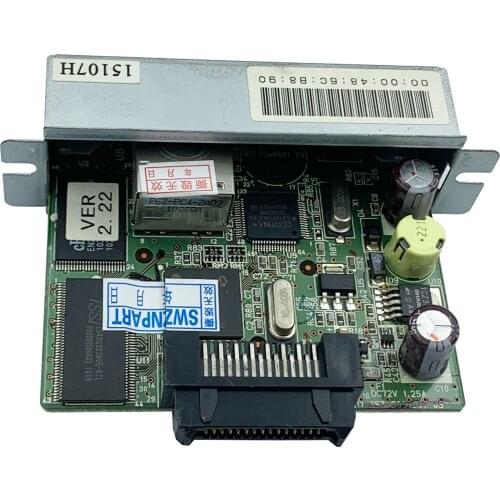 Ethernet interface For Epson TM U220B 220PB 220PD 220PA TM T81 T82II T88III T88IV T88V T70 T90 T86L UB-E03 UB-E02 C32C824541