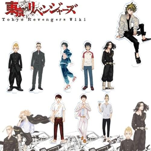 Anime Tokyo Revengers Character Figure Stand Model Cosplay Manjiro Ken Takemichi Hinata Plate Acrylic Figure Model Props