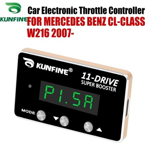 KUNFINE Car Electronic Throttle Controller Racing Accelerator Potent Booster For BENZ CL-CLASS W216 2007-After Tuning Parts