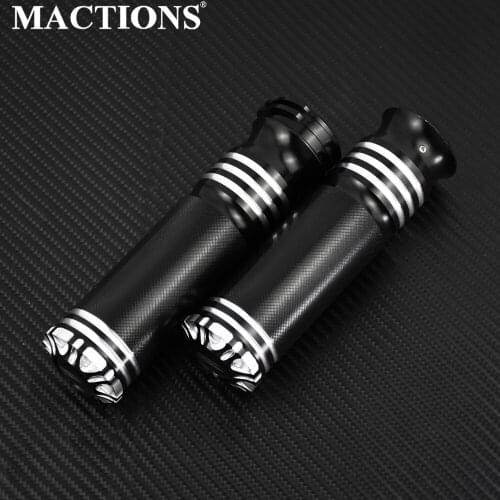 Motorcycle Parts 1'' 25mm Handle Bar Handle Aluminum Black For Harley Touring Sportster XL 48 1200 Dyna Softail VRSC