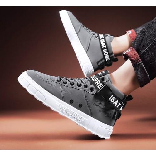 New Men Ankle Boots High-top Sneakers Basketball Shoes Platform Skate Sport Training Shoes Men Casual Shoes Zapatillas Hombre