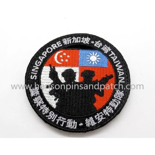 Customized iron on embroidery cloth patches