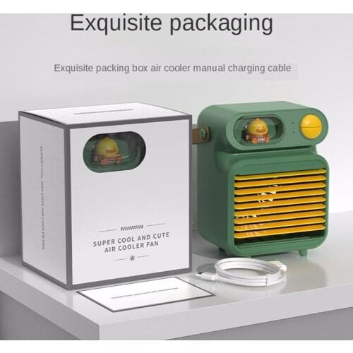 New USB Desktop Mini refrigeration air conditioner household small fan portable mobile humidification desktop water cooling fan