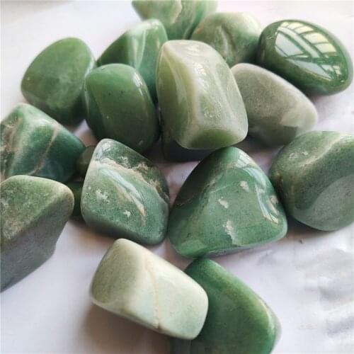 Natural Stone Green Aventurine Aquarium Decoration Healing Reiki Quartz Crystal Craft Miniature Minerals Chakra Treatment Stones