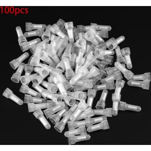 Nylon terminal 100pcs /lot Crimp Cap CE-1 Nylon Cap AWG 22-18 Gauge Wire Crimp Terminal Close End Connector Nylon terminal