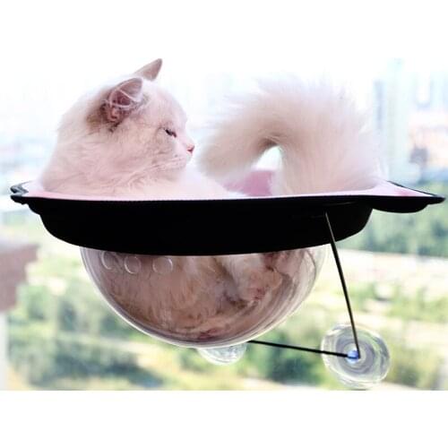 Factory wholesale new capsule cat nest suction cat hammock cat basking in the sun window nest pet products
