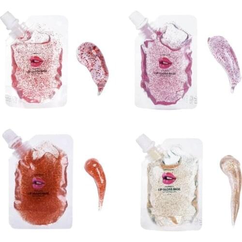 20ML DIY Lip Gloss Base Oil Not Sticky Waterproof Moisturizing Lip Stick Material Gel For Lipgloss Base Handmade Makeup