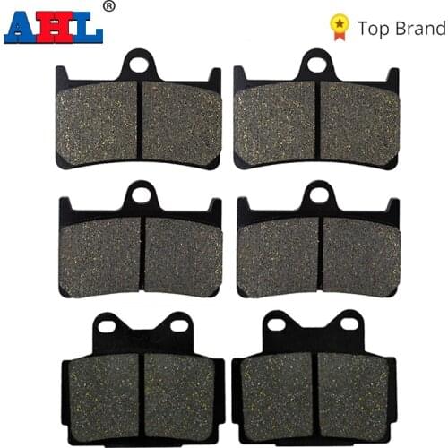 Motorcycle Front and Rear Brake Pads For YAMAHA TZR250 TZR250R 1989-1994 FZS600 Fazer 600 1998-2003 FZR400 RR TZR125 R