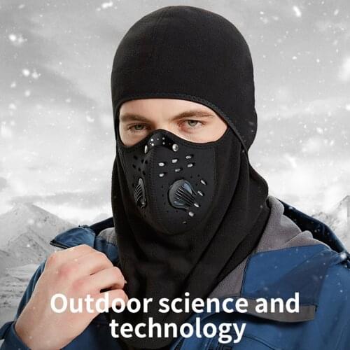 Full Face Cover Ski Mask Winter Face Protection Headcover with Breathing Valve for Winter Windproof Breathable for Men Women