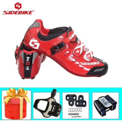 SIDEBIKE Professional Road Cycling Shoes Breathable Wear-resistant Riding Bicycle Sneakers Add Pedals Sapatilha Ciclismo Outdoor