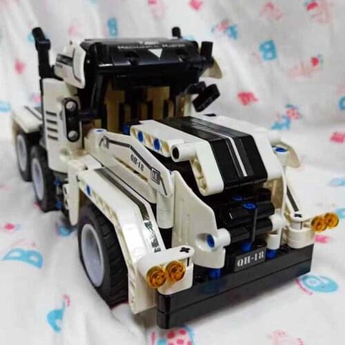 Rc 2.4Ghz Truck Building Block s Dual Mode Wrangler Convertible Bricks 2 in 1 Radio Remote Control Toys For Boy Birthday Gift