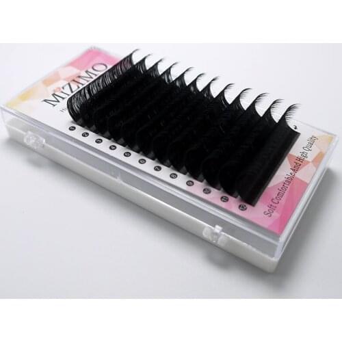 New black super long false eyelashes 16-20mm black grafting eyelash C/D/DD professional grafting false eyelashes extension