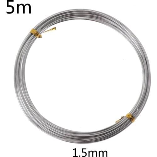 Silver Metal Flexible Anodized Aluminum Armature Wire DIY Sculpture and Crafts