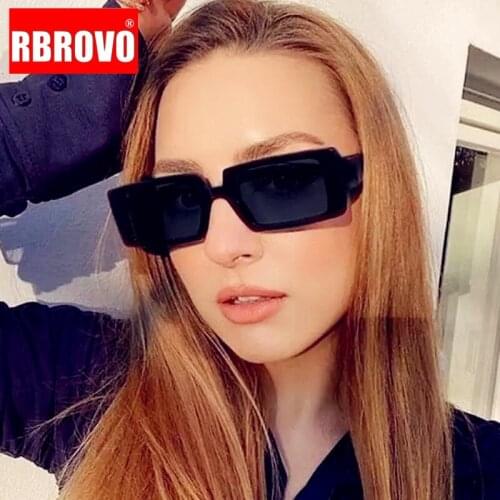 RBROVO Square Sunglasses Women Luxury Brand Rectangle Eyewear for Women/Men Vintage Eyeglasses Women Small Luxury Oculos De Sol