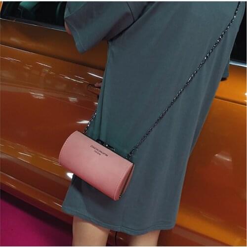 Womens Bag Shoulder Chain Female Evening Crossbody Bags Beach Cute Mini Pu Fashion Small Brown Purses Shopper Shoulder Bag New