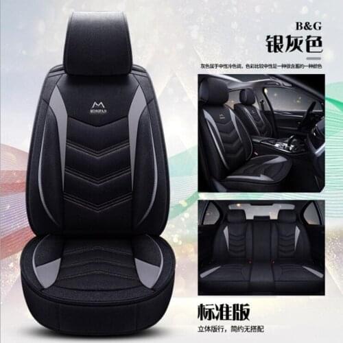 Universal flax car seat covers For Toyota Corolla Camry Rav4 Auris Prius Yalis Avensis SUV auto accessories car sticks