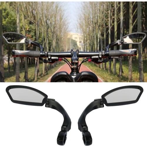 Bicycle Rear View Mirror Bike Cycling Wide Range Back Sight Reflector Adjustable Left Right Mirror