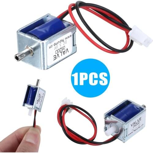 1Pcs DC 3V Mini Electric DC Solenoid Valve N/C Normally Closed For Gas Air Valve For Power Tool Accessories High Quality