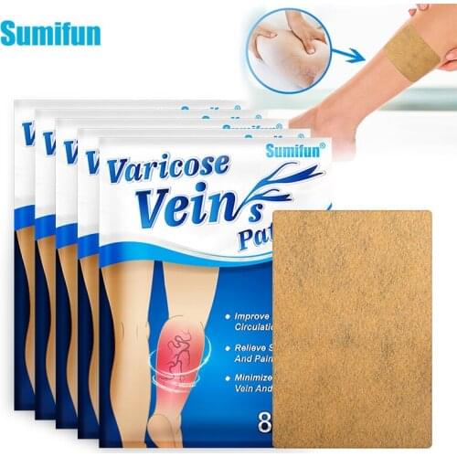 32pcs Sumifun New Varicose Veins Patches Leg Vasculitis Phlebitis Spider Anti-swelling Angiitis Removal Chinese Medical Plasters