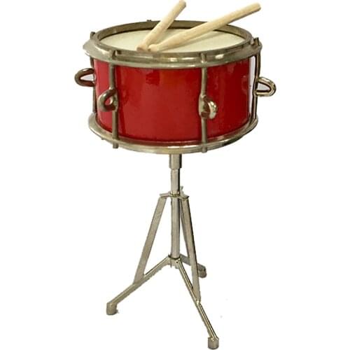 9cm Miniature Snare Drum Model Mini Musical Instrument Dollhouse ob11 1/6 Action figure Accessories bjd 9cm can not paly