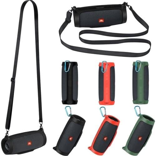 Newest Soft Silicone Travel Case Cover for JBL Charge Essential Speaker Portable Mountaineering Protector Speaker Accessories