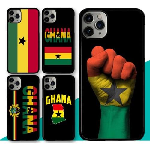 Ghana Flag Case For iPhone 11 12 Pro Max mini SE 2020 XR X XS MAX 5S 6 6S 7 8 Plus Back Cover Shell