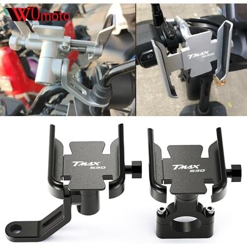 For YAMAHA Tech Max TMAX530 T-MAX530 Tmax T-MAX 530 Hot Deals Motorcycle Phone Holderbar Mirror GPS Stand Navigation Bracket