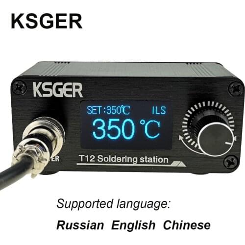 KSGER T12 V3.1S Soldering Station DIY MINI STM32 OLED Controller Handle Aluminum Alloy Case Welding Tools Quick Heating