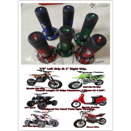 Motorcycle cross handle lever dirt pit bicycle 7/8 "handlebar rubber double density gel hand Grps for Aprilia RSV4 RSV4