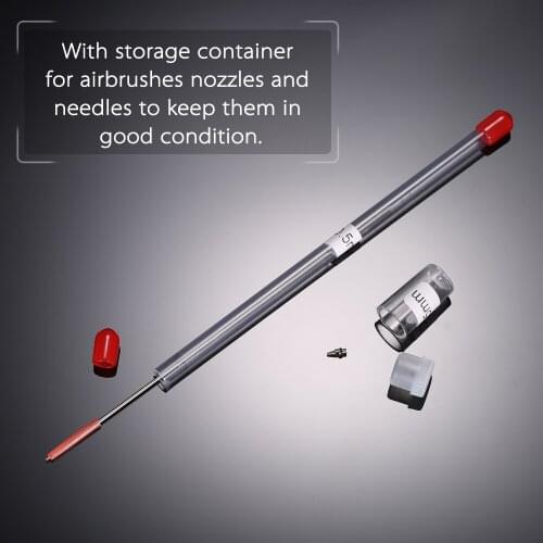 0.2/0.3/0.5mm Airbrush Nozzle And Needle Replacement for Airbrushes Spray Gun Model Spraying Paint Maintenance Tool Accessories