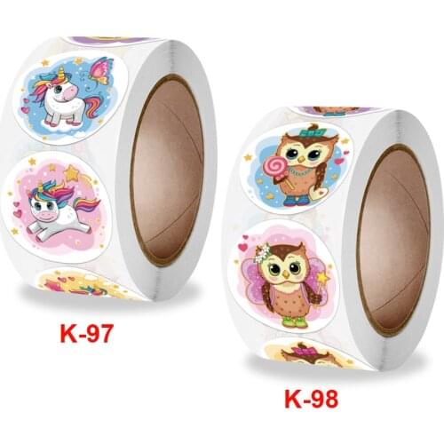 New roll cute little animal teacher rewards students childrens stickers Toy Decoration sticker