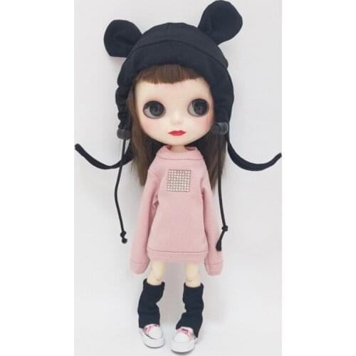 1pcs Blyth Doll Clothes fashion Sweatshirts for Blyth Azone OB23 OB24 1/6 doll accessories