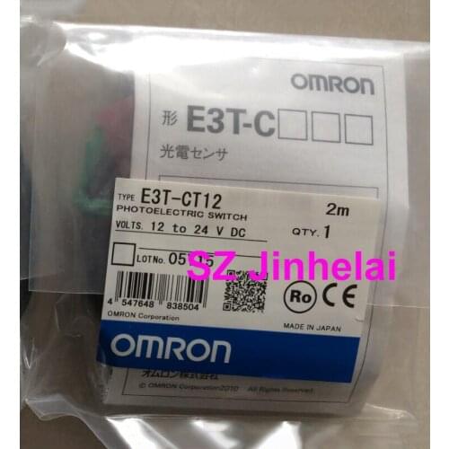 OMRON E3T-CT12 Authentic original Photoelectric switch 2M 12-24VDC