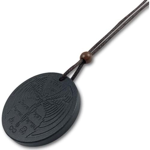 Angel Wing Spiritual Quantum Scalar Pendant Volcanic Stone for EMF Protection Anti Radiation Charm Necklace for Man Women