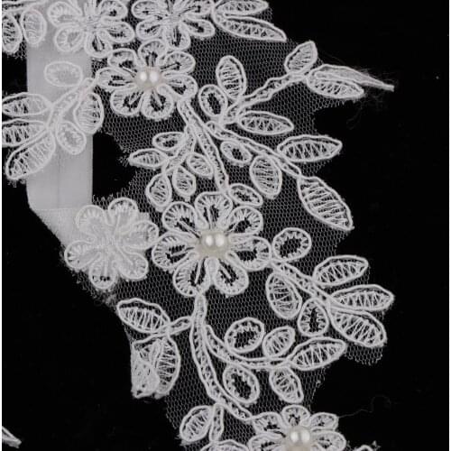 Luxury White Lace Woman Bridal Anklets Wedding Barefoot Sandals Shoes Beach Foot Chain Accessories