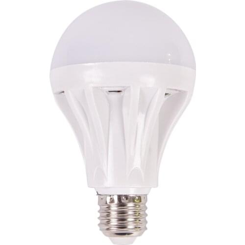 LED Portable Camping Light E27 3W 5W 7W 9W Emergency Light Bulb Battery Smart Light Bulb With Switch DC 12 V