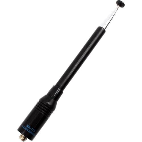 SOONHUA SMA Female Telescopic Antenna Dual Band Antenna Walkie Talkie Antennas For BaoFeng Walkie Talkie