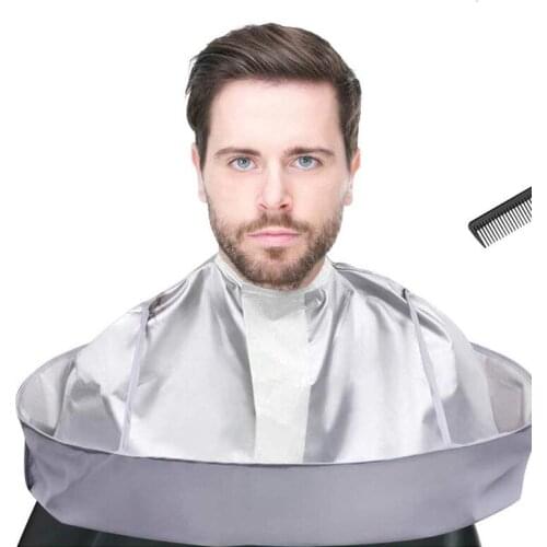 Haircut Cloth Adult Children Gray Bib Hair Dyeing Clothes Waterproof Hairdressing Cloak