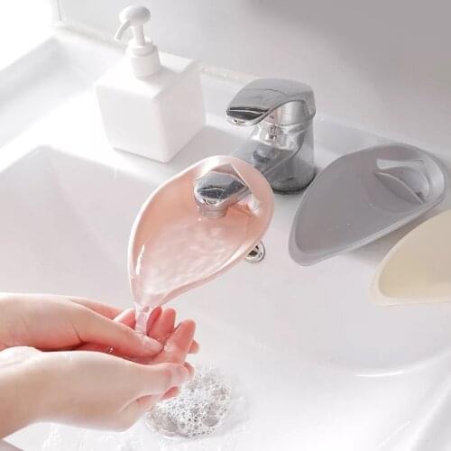 1pc Faucet Extender Water Saving Help Children Wash Hands Device lengthened Sink Tools Kitchen Bath Accessories Faucet extension