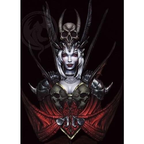 1/10 Vampire Princess Resin kit Bust Figura GK Science fiction subject Uncoated No colour