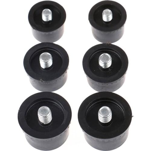 1Pair=2pcs Of Double Face Tap Rubber Hammer Head30/35/40Mm Black Nylon Heads