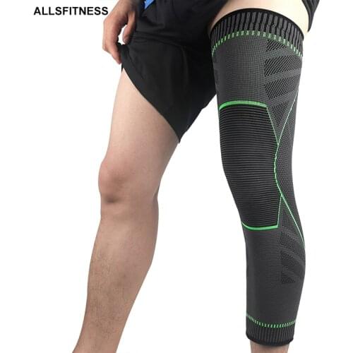 1 PCS Nylon Elastic Sports KneePads Breathable Knee Support Brace NonSlip With Silicone Running Fitness Hiking Cycling Kneecap