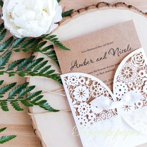 100pcs/lot flower wedding card valentines day gift postcards party/birthday/favor envent invitations card envelope&insert freept