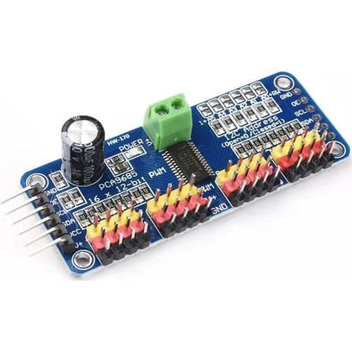 PCA9685 16 Channel 12-bit PWM/Servo Driver-I2C interface Module For Raspberry Pi Shield Module Servo Shield For Arduino Diy Kit