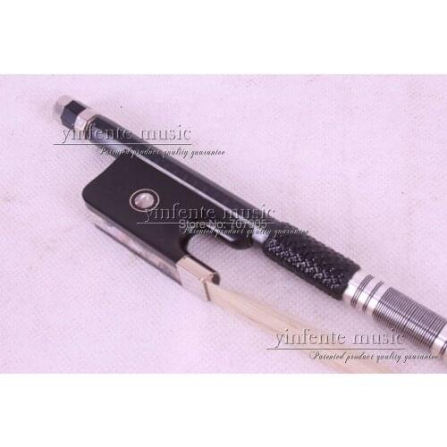 4/4 Cello Bow Carbon fiber Round Stick Ebony f rog High Quality New 40
