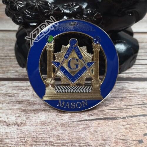 Masonic Auto Car Badge Emblems mason freemason BCM3 MASON G exquisite paint technique personality decoraction