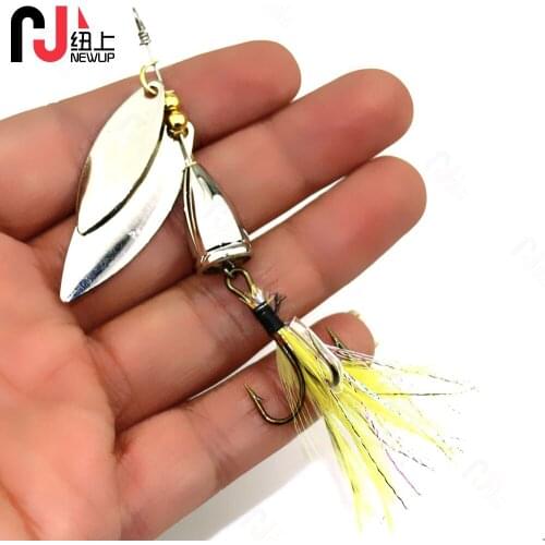 1pcs Metal Sliver Rotating Sequins Spoon lure 8.1CM 10.5G Spinner Fishing Hard Bait With Feather Treble Hook Fishing Accessories