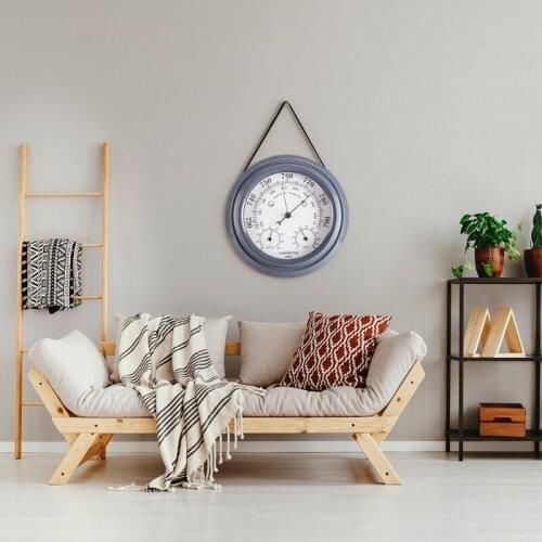 3 in 1 Thermometer Hygrometer Barometer Wall Hanging Weather Station Digital